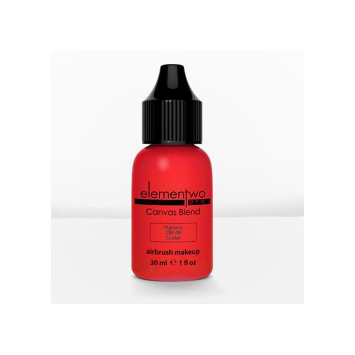 Elementwo Pro Canvas Blend Airbrush Makeup CBP-09 Scarlet Mat Pigment 30ml.