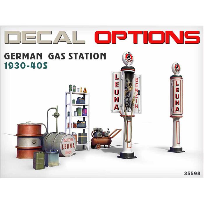 MiniArt 1930-40 Alman Benzin İstasyonu