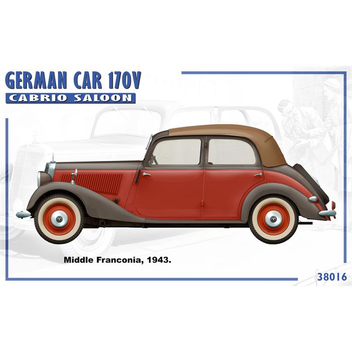 MiniArt 170V Cabrio Saloon Alman Arabası