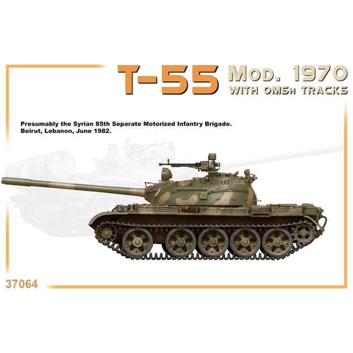 MiniArt OMSh Paletleri ile T-55 Mod. 1970