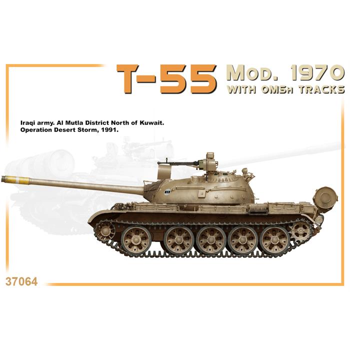 MiniArt OMSh Paletleri ile T-55 Mod. 1970