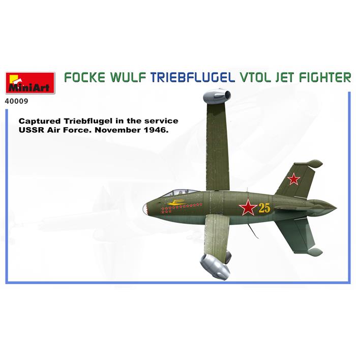 MiniArt Focke Wulf Triebflugel (VTOL) Jet Uçağı