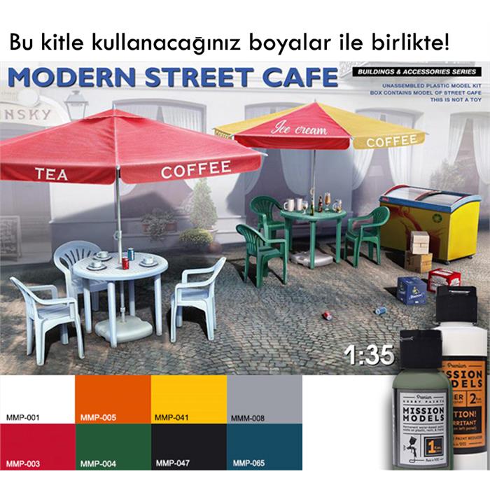 MiniArt Modern Cadde Kafe	ve Mission Models Boyalar