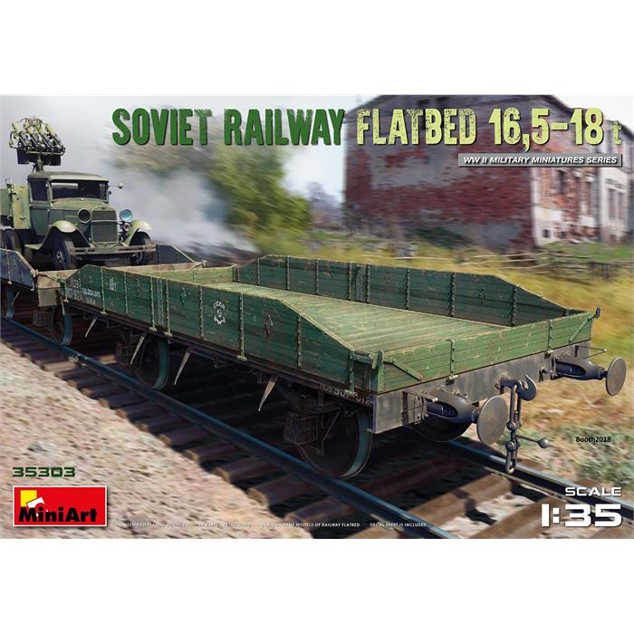 MiniArt Sovyet Demiryolu Vagonu 16,5-18t