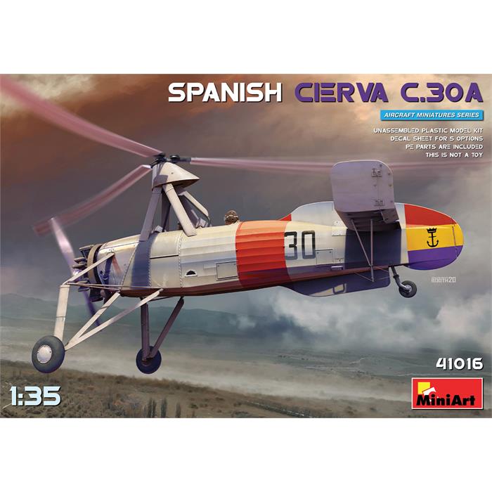 MiniArt İspanyol Cierva C.30A