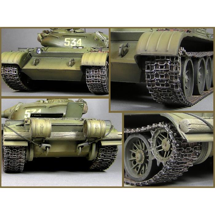 MiniArt T-54 OMSh Özel Palet Zincir Bağlantı Seti. Early Type 