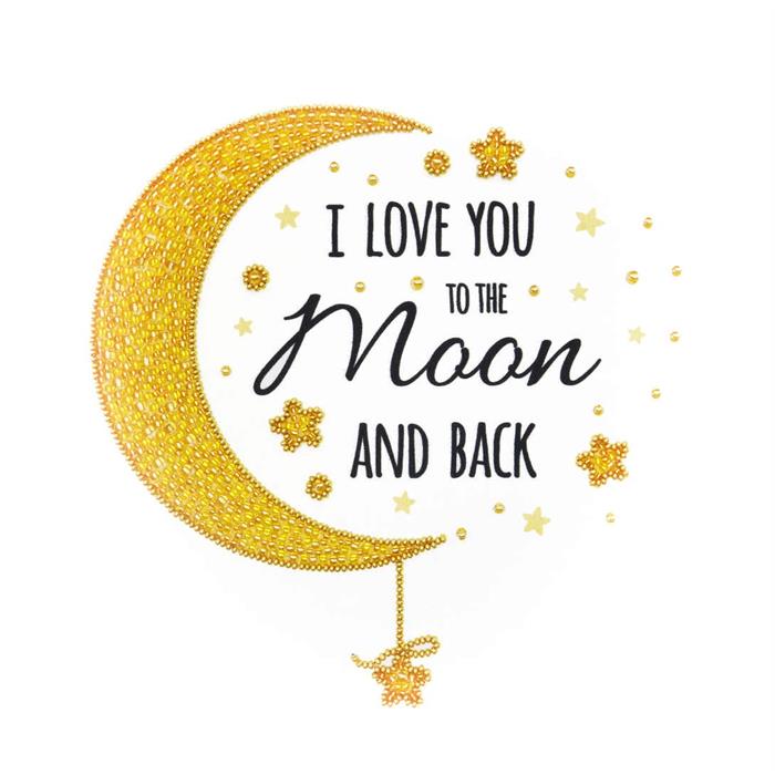 MiniArt Love You to the Moon and Back Boncuk Nakış Seti