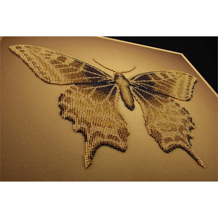 MiniArt Altın Kelebek Boncuk Nakış Seti